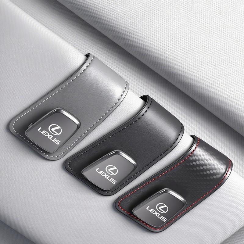 Car Sunshade Eyeglass Clip Card Storage Brace Accessories For Lexus F SPORT ES RX NX LS UX LM LX GX LC RZ IS CT GS RC HS SC LBX