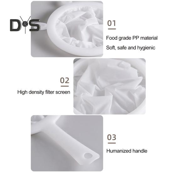 Kaffeefilter in Lebensmittelqualität mit Aufhängeloch. Praktisches manuelles Saftfiltersieb