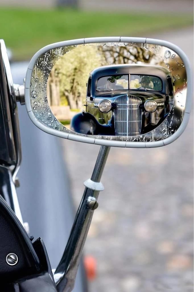 Car Side Mirror Anti-Rain Gliding Film - 2 Pieces Set