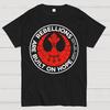 Rebellions Are Built On Hope Unisex Heavyweight 100% Cotton T-shirt