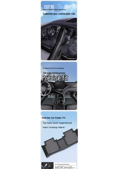 BYD e2 Luxury TPE Floor Mat - Full Coverage for Single Driver's Seat (24 Model)
