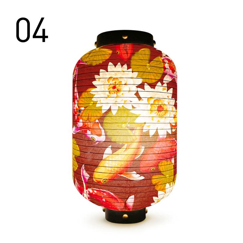 Japanese Lucky Koi Fish Lantern Waterproof Cloth Mid-Autumn Festival Decor Lanterns Cuisine Sushi Izakaya Advertising Sign