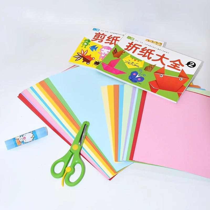 15cm Children's Origami Craft Paper - Colored for Paper Cranes & Cutting