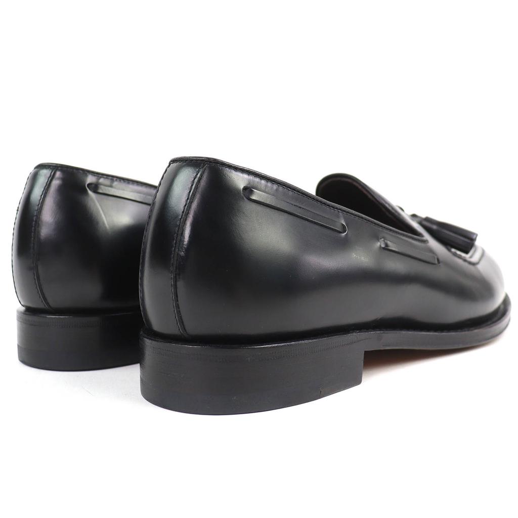 Pristine JALAN SRIWIJAYA loafers Tassel Leather Loafers black mens 7 98648 Used