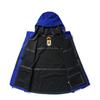 Timberland Melard Color Block Lockerer Schnitt Kapuzen-Outdoor-Wander-Wasserdichte Jacke Unisex-Jacke Tiefsaphirblau A5Z3Y-433
