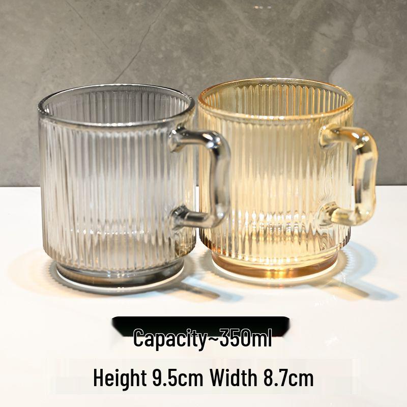 KaYou Luxus-Zahnbürsten- & Mundspülbecher-Set – Eleganter Glasständer & Paarfreundliches Design.
