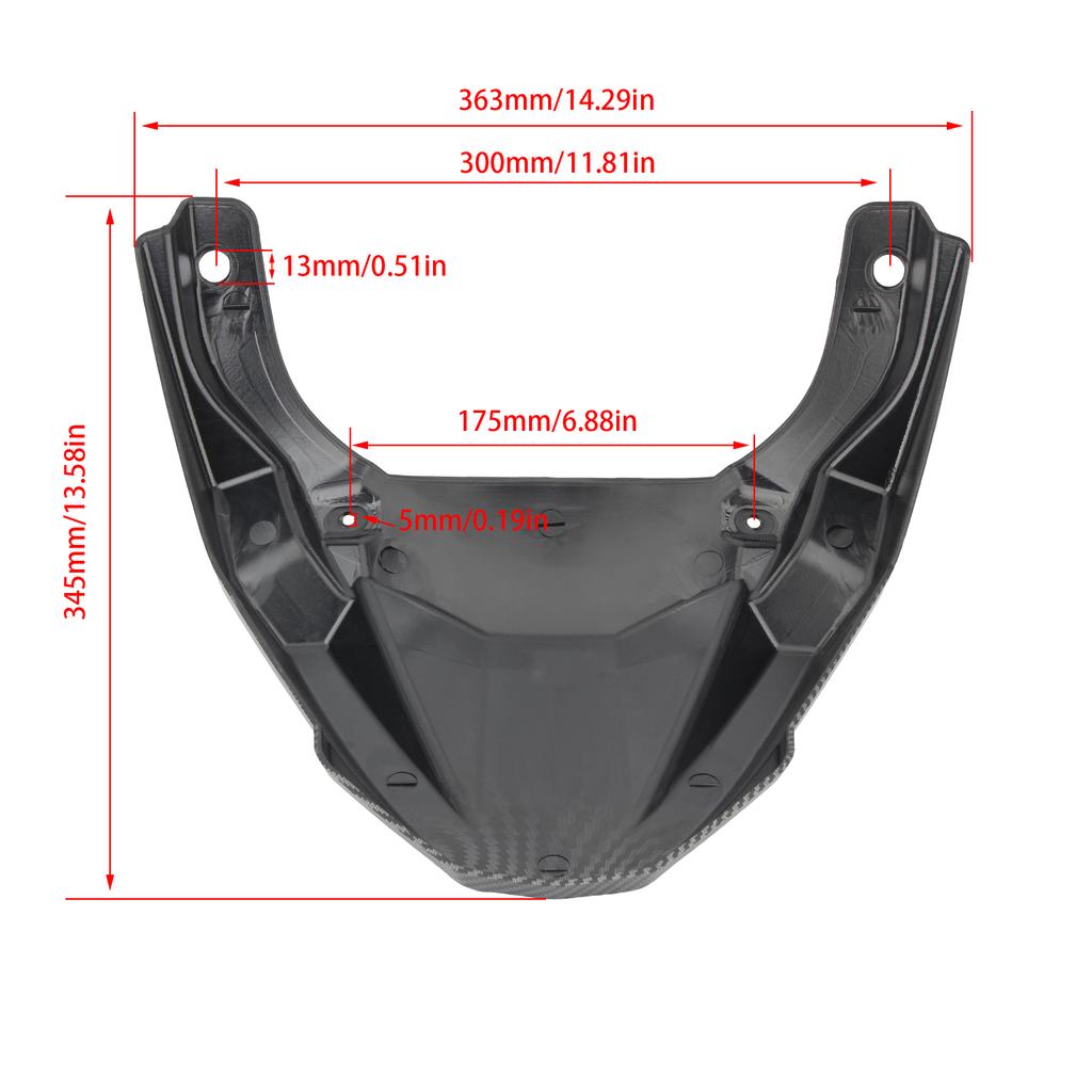 Motorcycle Front Fender Beak Mudguard For Yamaha MT09 Tracer 900 GT FJ09 2015 2020 Dirt Bike Motocross Universal Accessories