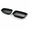 Front Matte Black Kidney Grill Grille For BMW E46 3Series Sedan 4Door 1998-2001