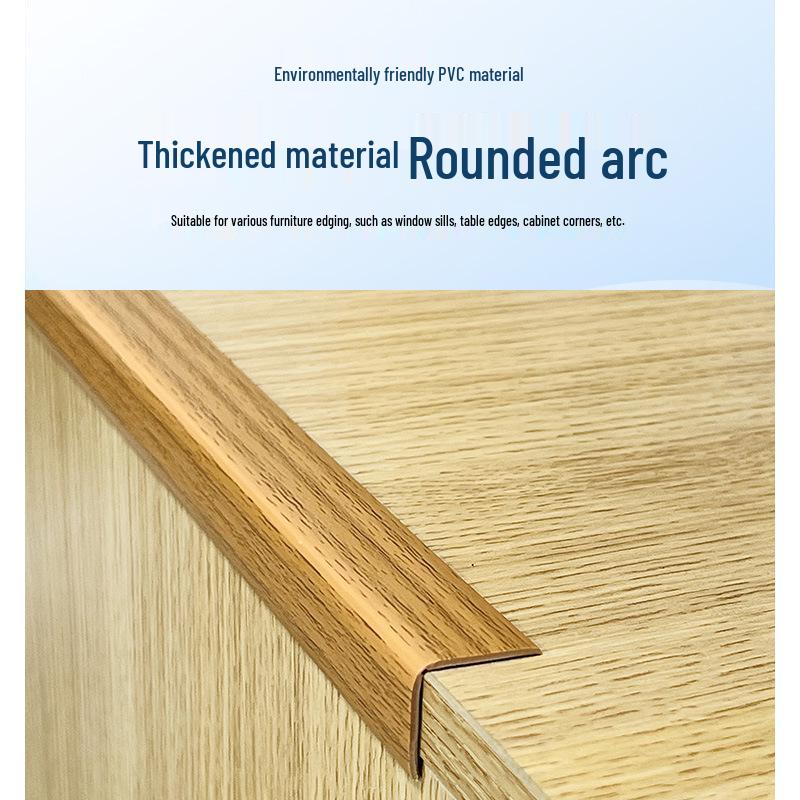 Self-Adhesive PVC Edging Strip for Wood & Tile Gap Cover