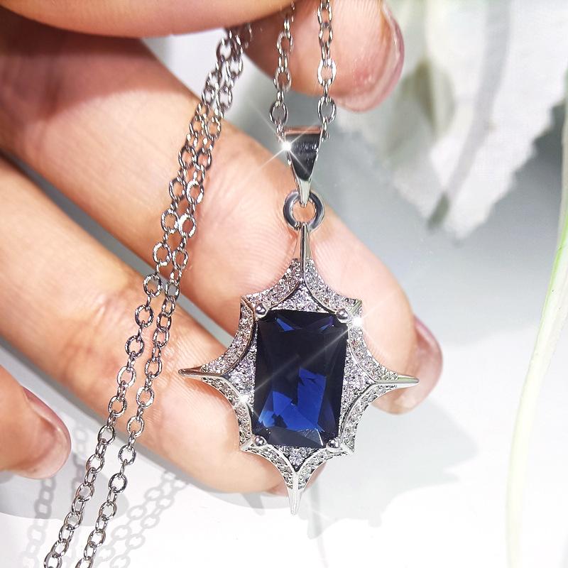 

Модный комплект из трех предметов с подвесками в виде подсолнуха и цирконием «Принцесса» с микро-инкрустацией из циркона