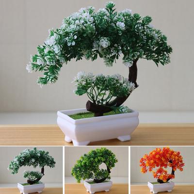 Künstliche Pflanze Bonsai Fake Poted Home Garden Decro Simulation Grüner Bonsai