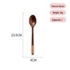 Long-Handled Wooden Spoon Set: Coffee, Honey, Milk Tea Stirrer & Soup Ladle