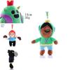 Adorable Brawl Stars Plush Toy Featuring Cactus Leon Nita Poco Spike Collectible Stuffed Doll For Children