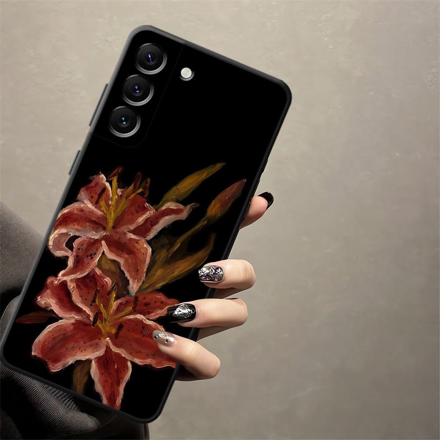 Lily Orchid Flower Print Funda Phone Cover Case for Samsung Galaxy A50 A15 A05 A17 A12 A04 A13 A20 A16 A40 A06 A70
