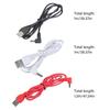 5V USB To 3.5x1.35mm Right Corner Power Cord For Sound Devices LED Radiances Admirers With 1M Plastic Cable