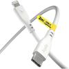 Aqiila Cablebird CS22 Câble USB-C USB 2.0 Connecteur Lightning 2.00 M Blanc AQCBPBIC4SI843