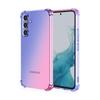 Soft Silicone Case For Samsung Galaxy A17 A07 A55 A35 A25 A15 A14 A13 A12 A24 Clear Gradient Airbag Soft TPU Shockproof Cover