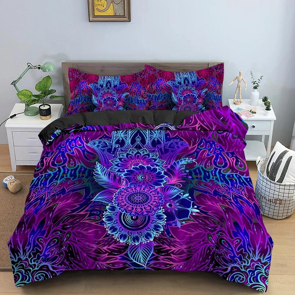Divination Hand Duvet Cover Psychedelic Comforter Cover Bedding Set Personality Quilt Cover Queen King Size Bedclothes 2/3 Pcs