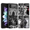 Black White G-Guts B-Berserks Cover Phone Case For Samsung Galaxy Z Flip 7 6 5 4 3 5G Flip7 Flip6 Flip5 Flip4 Flip3 Black Fundas