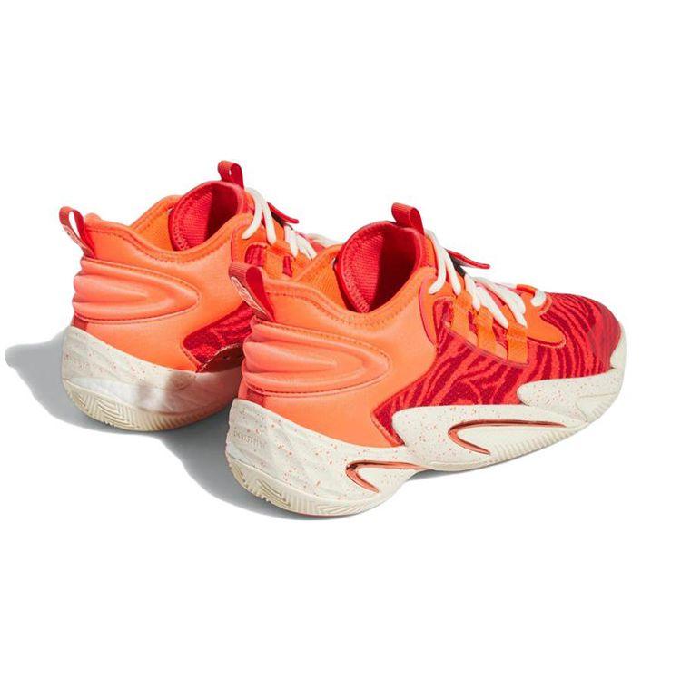 Adidas BYW Select Fashion Versatile Non-Slip Wear-Resistant Lightweight Low-Top Basketball Shoes Unisex Sneakers Red Orange IF2165