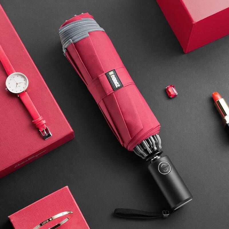 ZUODU Automatic Extra-Large Business Folding Umbrella