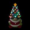 Christmas Dwarf Tree Lights Cute Resin Gnome Ornament Figurines With Light Oft Colored Lighting Desktop Tabletop Holiday Decor
