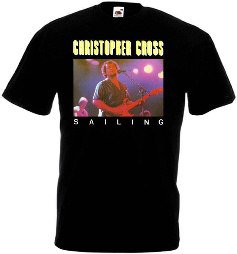 26 Christopher Cross Sailing v17 T shirt black all sizes S-5XL Unisex T-Shirt M