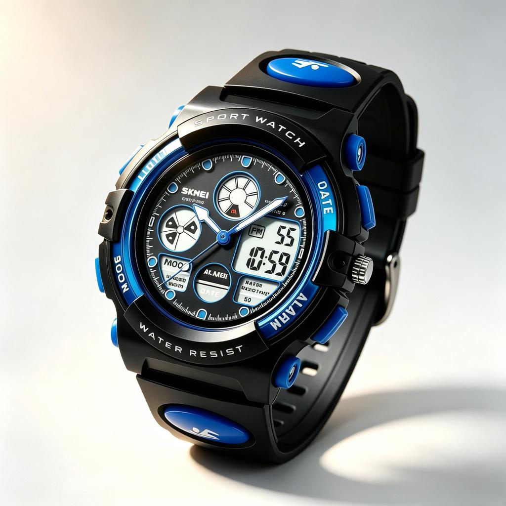 Kids Watch SKMEI Dual Movement School 50M Waterproof 1163