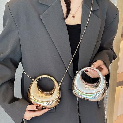Fashion Acrylic Clutch Bags Elegant Portable Handbags Small Crossbody Bag Creative Handle Wrist Bag for Women