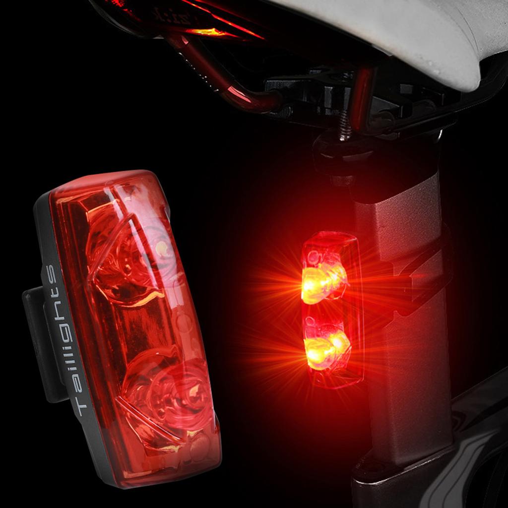 Luce Posteriore per Bicicletta Induzione Magnetica Autogenerante Elettricità Luce Posteriore per Mountain Bike Ciclismo
