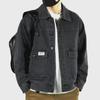Men's Trendy Pilot Denim Jacket with Large Pockets – Spring/Autumn Loose Fit Retro Style