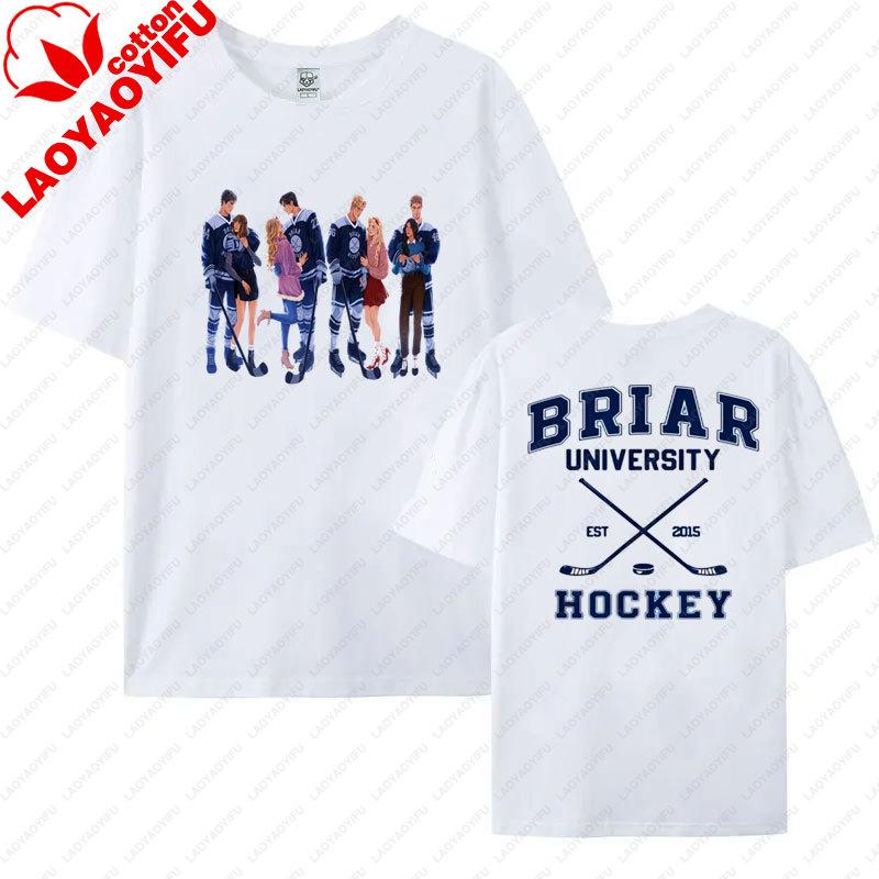 Off Campus Logan 22 T-Shirts Briar University Hockey Unisex Unisex Y2k Kleidung Neuer Stil 2-seitig bedrucktes Baumwoll-T-Shirt Streetwear