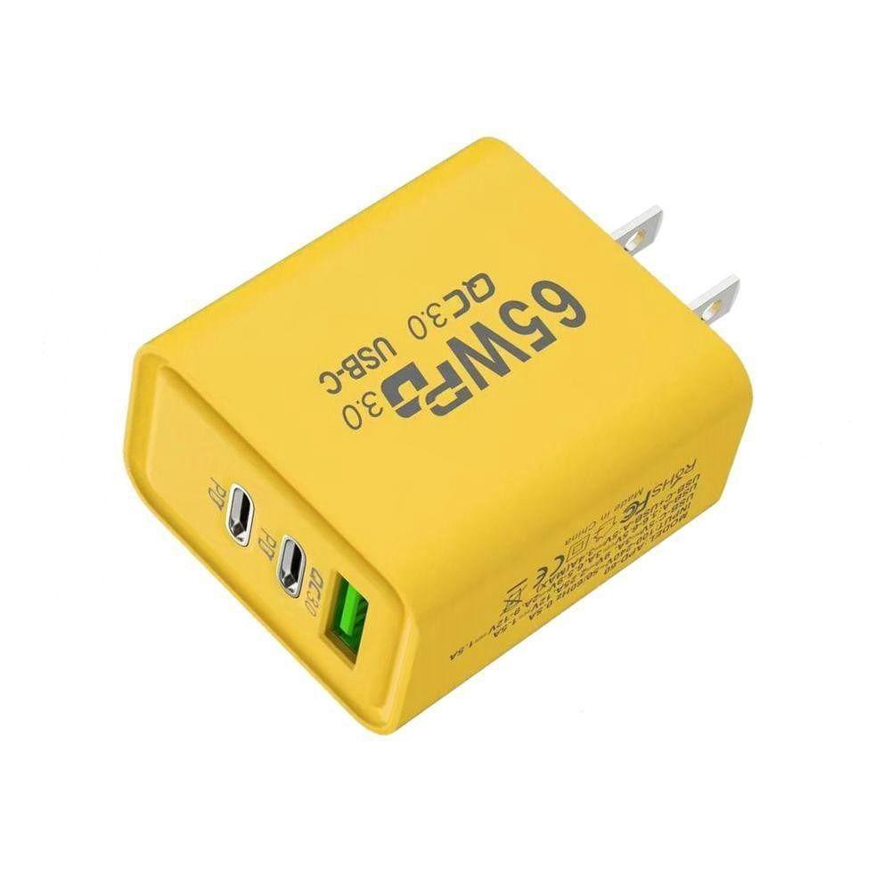 1 USB Mobile Charger 2 Type-C Intelligent Charging Head Portable Multi Port Adapter