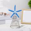 Pretty Blue And Sequin Foam Christmas Tree Star Decoration Venue Layout Star Spring Star Surprise Unisex Beautiful