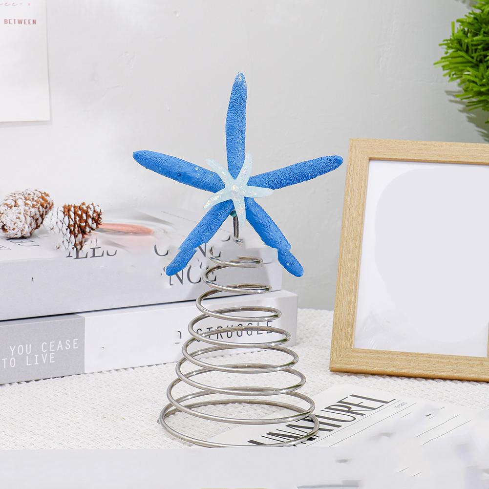 Pretty Blue And Sequin Foam Christmas Tree Star Decoration Venue Layout Star Spring Star Surprise Unisex Beautiful