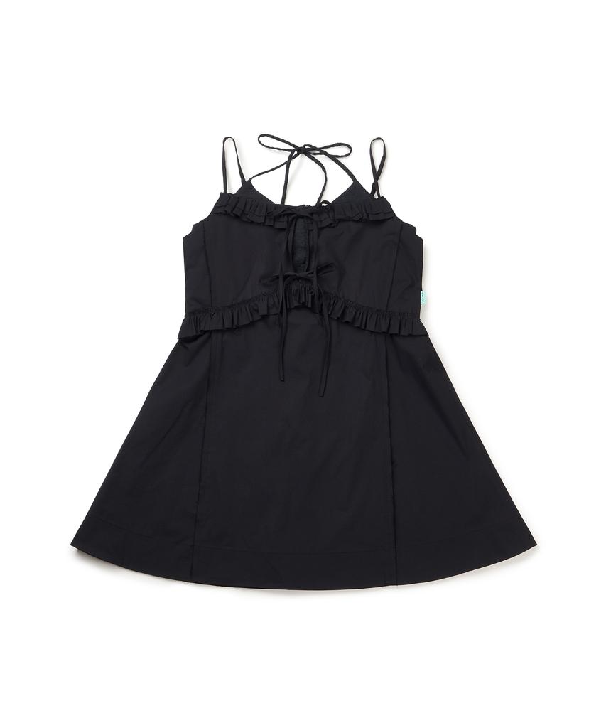 Instant Punk Eyelet Mini Dress - Black