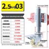 Shock-Absorbing Rubber Silent Wheel Caster (2" to 5") - Polyurethane with Spring Mechanism