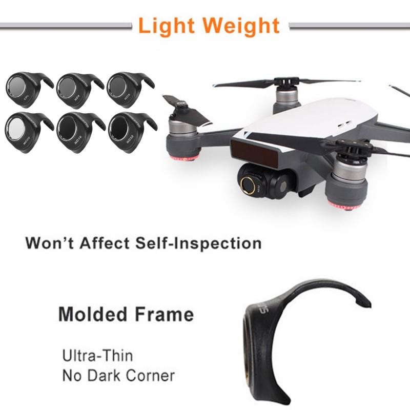 16//8 for DJI Gopro Action Camera 4 in 1 HD Drone Camera ND32 4 Lens Filter Set for DJI Mavic Pro
