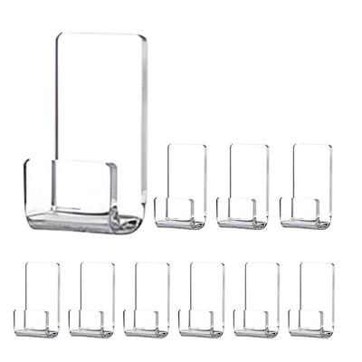 10pcs  Vinyl Record Wall Mount Holder Clear Acrylic Shelf for Vinyl Record Display Acrylic Floating Shelves for Kids Room