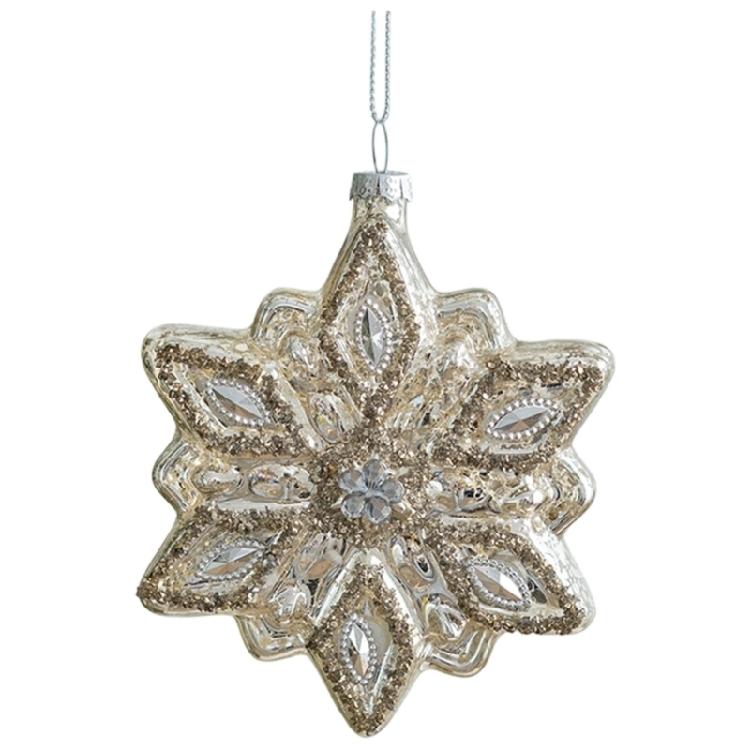 Ornamenti di Natale in Vetro Premium con Forme Creative a Goccia e Scoiattoli e Dettagli Dinamici di Glitter