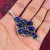 Lapis Lazuli Pendant Handmade Gemstone Jewelry, 925 Solid Sterling Silver Pendant ,Unique Design Jewelry Pendant