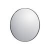 Round Wall Mounted Mirror 30 in Mirror with Aluminium Alloy Frame