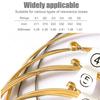 6Pcs Folk Guitar Strings Acoustic Guitar Strings Offering Clear Sound Quality Colorful Folk Acoustic Guitar Strings Set