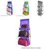 Elegant And Spacious 6 Pockets Clear Hanging Purse Handbag Tote Bag Organizer Rack