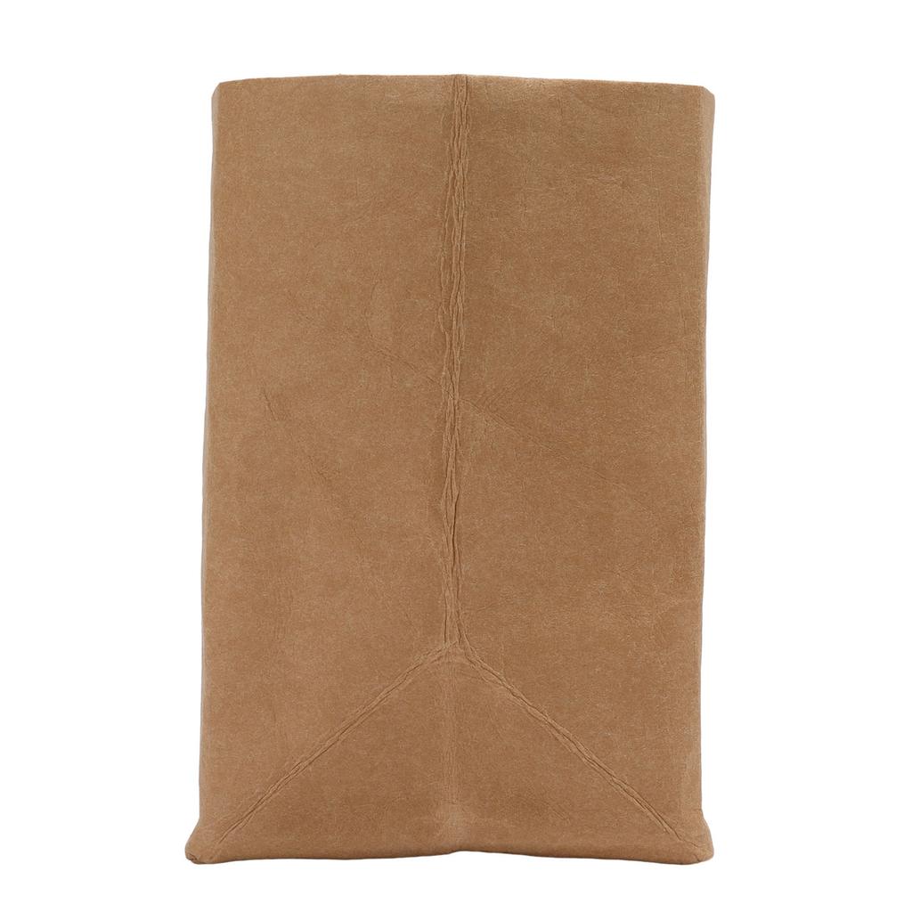 Gewaschene Kraftpapiertüte Wasserdichter Blumentopf Aufbewahrungstasche für Lebensmittel, Obst, Gemüse, Haushaltswaren