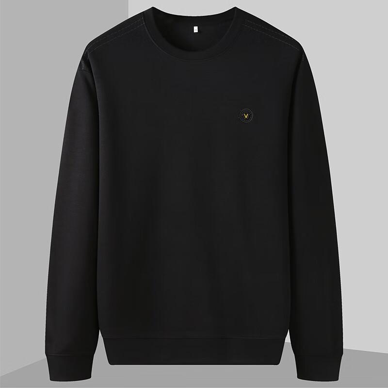 

DeBinZe Men s Plus Size Solid Round Neck Sweatshirt 7XL