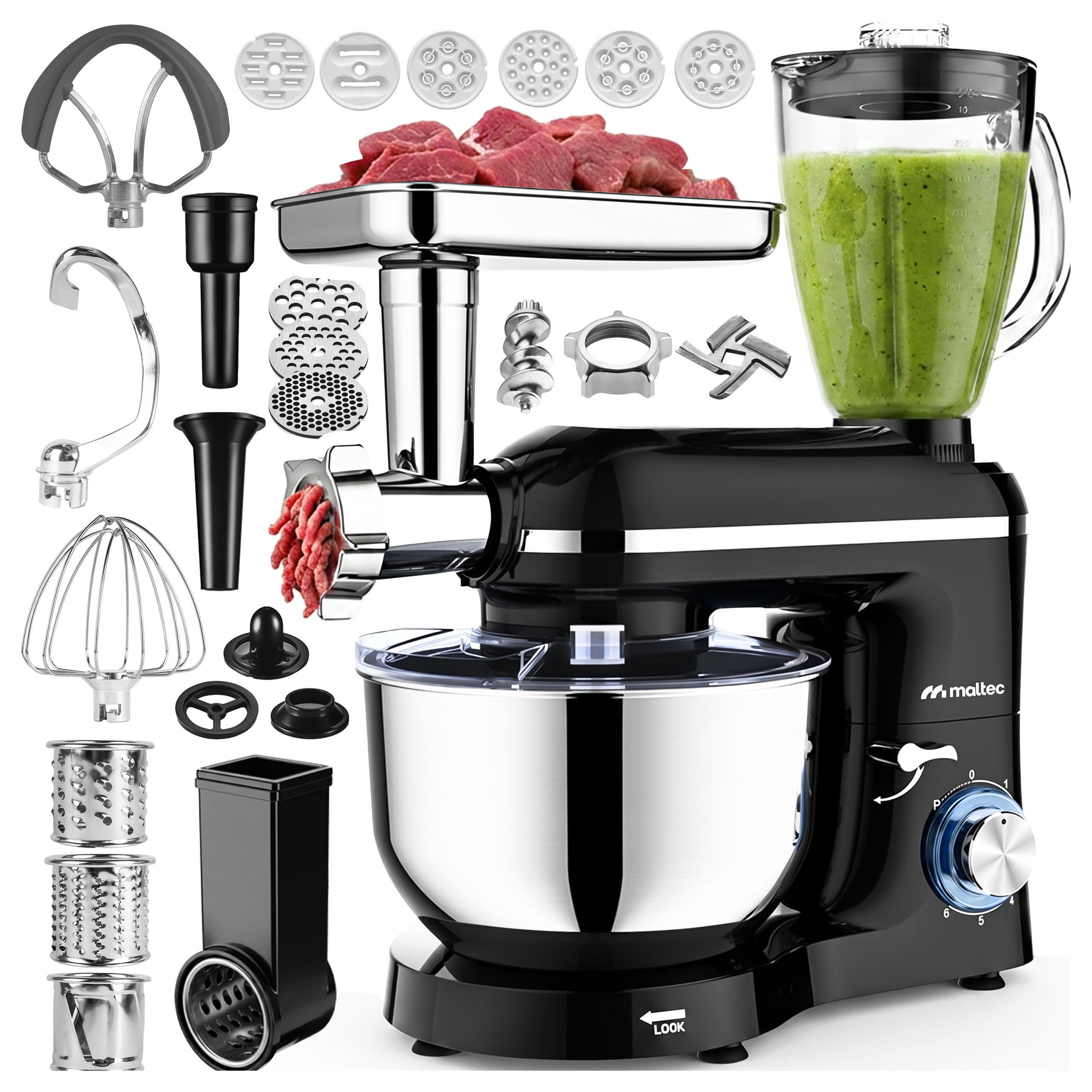 Maltec Maltecchef5000W-Bl Planētu virtuves mašīna Mikseris