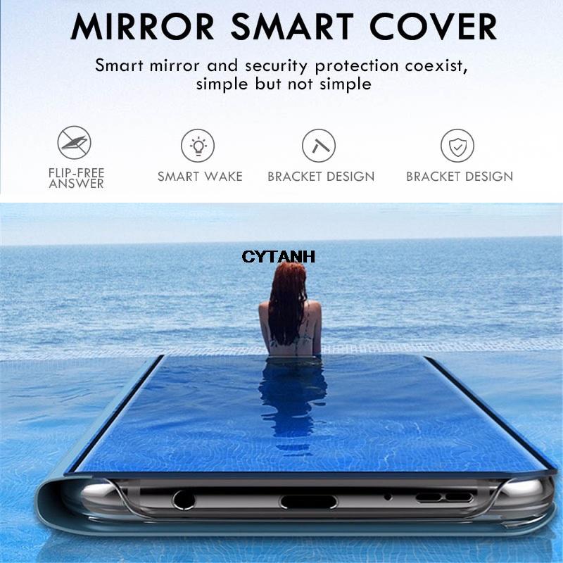 Luxus Smart Mirror Flip Case Für Honor Magic6 Lite X9B X7B X8B Für Honor X8 5G X9A X7 70 50 Magic 5 6 Leder Ständer Handyhülle