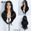 Noble Synthetic Lace Front Wig 26" Straight Ombre Lace Wig  Cosplay White Wig Blonde Wigs For Women Lace Wig Synthetic Lace Wig