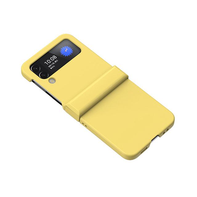 For Samsung Galaxy Z Flip3 /4 5g Phone Case Macaron Color Silicone Foldable Soft -Touch Back Protective Cover For Samsungz Flip3 4
